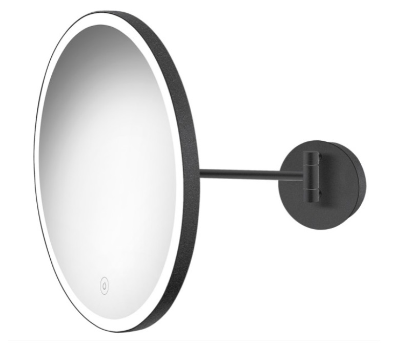 Επιτοίχιος μεγεθυντικός καθρέπτης με LED Sanco MRLED-405 Graphite Dark