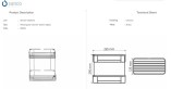 Παραλληλόγραμμη διπλή σπογγοθήκη Sanco 004 Black Mat