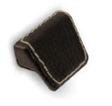 Πόμολα επίπλων Conset C1153 καφέ δέρμα