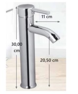 Μπαταρία νιπτήρα ψηλή Stilo, Gloria No 13-1106