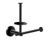 Χαρτοθήκη διπλή Sanco, Twist 14386 Black Mat