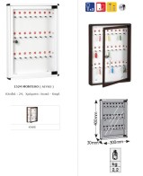 Κλειδοθήκη Viometal, 24 θέσεων 1524