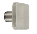 Μπουλ γυάλινης πόρτας Viometale 07.24A νίκελ ματ