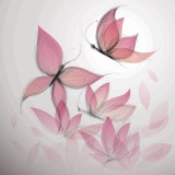 Ρολλοκουρτίνα ψηφιακής εκτύπωσης με ύφασμα μερικής συσκότισης, Floral 250