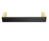 Πετσετοθήκη 40εκ. Sanco, Allegory Brushed Brass-Black Mat 25604