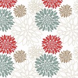 Ρολλοκουρτίνα ψηφιακής εκτύπωσης με ύφασμα μερικής συσκότισης, Floral 350