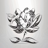 Ρολλοκουρτίνα ψηφιακής εκτύπωσης με ύφασμα μερικής συσκότισης, Modern 395