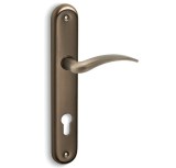 Πόμολο πόρτας Conset, C435 με πλάκα ματ αντικέ