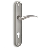 Πόμολο πόρτας Conset, C435 με πλάκα νίκελ ματ