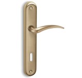 Πόμολο πόρτας Conset, C435 με πλάκα όρο ματ