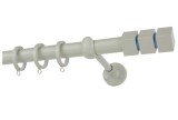Κουρτινόβεργα Zogometal, Color Pop, Φ25 CP0473 γκρι-γαλάζιο