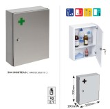 Κουτί φαρμακείου Viometal 504, ανοξείδωτο