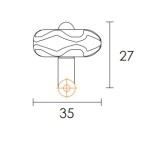 Πομολάκι Conset C554 νίκελ ματ-χρώμιο