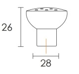 Πόμολα επίπλων Conset C567 νίκελ ματ