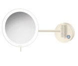 Επιτοίχιος μεγεθυντικός καθρέπτης με LED Sanco MRLED-705 Beige Mat