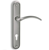 Πόμολο πόρτας Conset, C795 με πλάκα νίκελ ματ