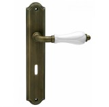 Πόμολα πόρτας Viometale 06.960 μπρονζέ με πλάκα