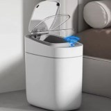 Χαρτοδοχεία μπάνιου 8 λίτρων Pam & Co, λευκό ματ