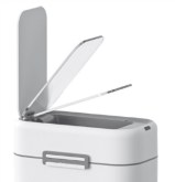 Χαρτοδοχεία μπάνιου 8 λίτρων Pam & Co, λευκό ματ