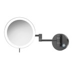 Επιτοίχιος μεγεθυντικός καθρέπτης με LED Sanco MRLED-701 Ινοξ