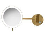 Επιτοίχιος μεγεθυντικός καθρέπτης με LED Sanco MRLED-705 Bronze Mat