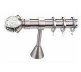 Κουρτινόξυλα Φ35 Domus, Πιάτο Φυσσαλίδα νίκελ ματ