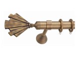 Κουρτινόξυλα Φ35 Domus, Τρίαινα αντικέ