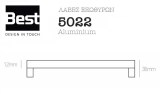 Λαβές επίπλων Best 5022 νίκελ ματ