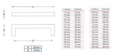 Λαβές επίπλων Perfect 501 15mm X 15mm νίκελ ματ