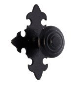 Πόμολα επίπλων Ζωγομετάλ 1201 μαύρο