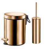 Σετ Χαρτοδοχείο 5 Λίτρων Με Πιγκάλ Sanco 90680-Α06 Rose Gold 24k Soft Close