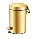 Χαρτοδοχείο 3 λίτρων Sanco 90689 Brushed Gold 24k
