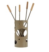 Σετ εργαλεία τζακιού σε κουβά, Ζωγομετάλ No 1240-Κ30