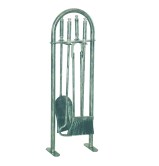 Σετ εργαλεία τζακιού με κρεμανταλά,  Ζωγομετάλ No 0670-B17