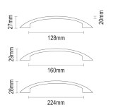 Λαβίτσα Viometale 05.56 νίκελ ματ