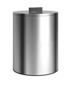 Χαρτοδοχεία μπάνιου 8 λίτρων Pam & Co, λευκό ματ