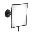 Επιτοίχιος μεγεθυντικός καθρέπτης Sanco MR-202 Black Mat