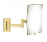 Επιτοίχιος μεγεθυντικός καθρέπτης Sanco MR-301 Brushed Brass