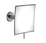 Επιτοίχιος μεγεθυντικός καθρέπτης Sanco MR-202 Brushed Metal Gun