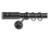 Οικονομικά κουρτινόξυλα Φ25 μαύρο, Ερμής