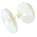 Ανοξείδωτες Λαβές Γυάλινης Πόρτας 30χ30 Σειρά 279 Νίκελ Ματ (σε 10 διαστάσεις) Ζευγάρι