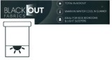 Ρολλοκουρτίνα Blackout, λευκή, Color 936