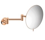 Επιτοίχιος μεγεθυντικός καθρέπτης Sanco MR-701 Rose Gold 24k