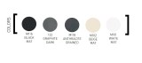 Αξεσουάρ μπάνιου Sanco, σειρά Ergon Project σε 5 αποχρώσεις: Black Mat, Graphite Dark, Anthracite Grained, Beige Mat, White Mat