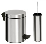 Σετ χαρτοδοχείο 8 λίτρων με πιγκάλ Pam & Co, ίνοξ