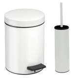 Σετ χαρτοδοχείο 8 λίτρων με πιγκάλ Pam & Co, ίνοξ