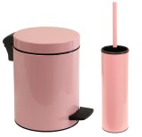 Σετ χαρτοδοχείο 8 λίτρων με πιγκάλ Pam & Co, ίνοξ