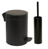 Σετ χαρτοδοχείο 8 λίτρων με πιγκάλ Pam & Co, ίνοξ