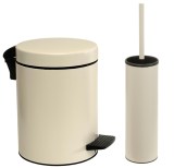 Σετ χαρτοδοχείο 8 λίτρων με πιγκάλ Pam & Co, ίνοξ