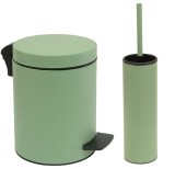 Σετ χαρτοδοχείο 8 λίτρων με πιγκάλ Pam & Co, ίνοξ